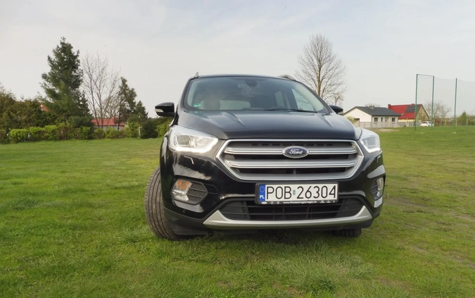 Ford Kuga cena 60900 przebieg: 174500, rok produkcji 2017 z Oborniki małe 172